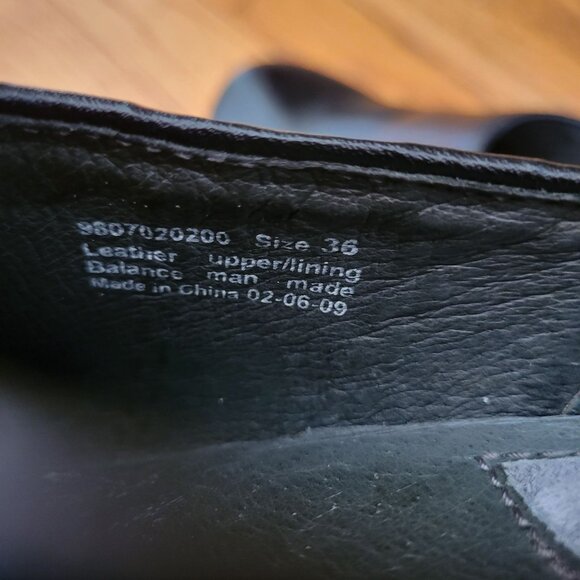 Dansko Black Leather Clogs 36 Professional Comfort‎ Nurse Shoes 6 SIENNA - Picture 4 of 11